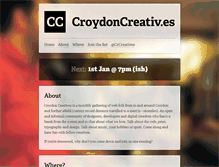 Tablet Screenshot of croydoncreativ.es